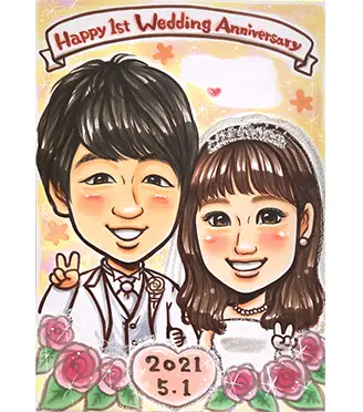 お客様専用ページ】（Tae様）オーダー似顔絵☆結婚式、誕生日や記念日に-